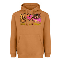 Meerkat peace love donuts Heavyweight Hoodie - AdoDesignShop