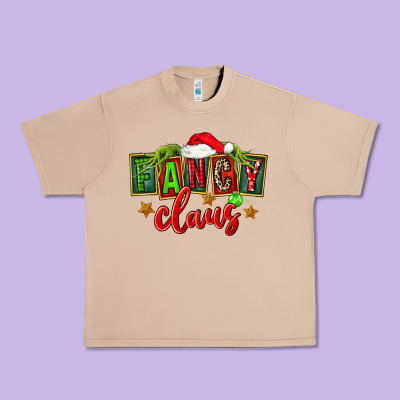 Christmas Fancy Claus Urban Heavy Tee Designed By Fadigitalartstudio