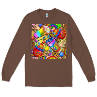 Chestnut lgbtq pride coffee cups with leopard seamless pattern bbs Long Sleeve Tee - BundleAndBundleShop