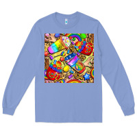 Colony Blue lgbtq pride coffee cups with leopard seamless pattern bbs Long Sleeve Tee - BundleAndBundleShop