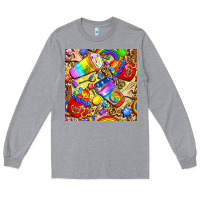 Heather Grey lgbtq pride coffee cups with leopard seamless pattern bbs Long Sleeve Tee - BundleAndBundleShop