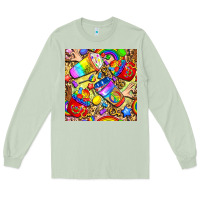Matcha lgbtq pride coffee cups with leopard seamless pattern bbs Long Sleeve Tee - BundleAndBundleShop