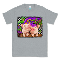 Heather Grey mardi gras western leopard pigs Classic Tee - Jasminsmagicworld
