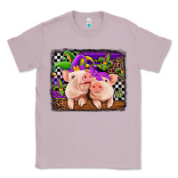 Lilac mardi gras western leopard pigs Classic Tee - Jasminsmagicworld