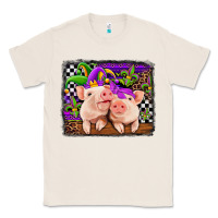 Natural mardi gras western leopard pigs Classic Tee - Jasminsmagicworld