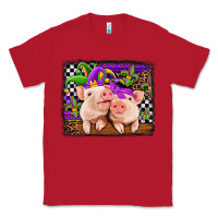 Red mardi gras western leopard pigs Classic Tee - Jasminsmagicworld