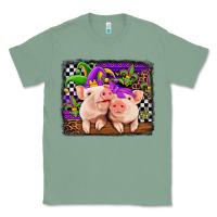 Sage mardi gras western leopard pigs Classic Tee - Jasminsmagicworld