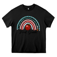 Black first grade rainbow Heavy Core Tee - RanaPortraitStore