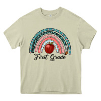 Mossy first grade rainbow Heavy Core Tee - RanaPortraitStore