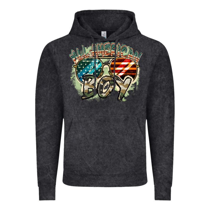 All American Boy 4th Of July Vintage Hoodie by FaDigitalArtStudio | Teevron