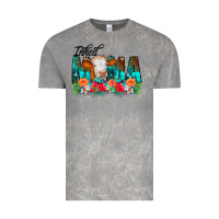 Inked Mama Flowers Cow Vintage Tee | Teevron