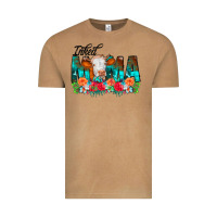 Vintage Camel Inked Mama Flowers Cow Vintage Tee - CowCowDesign