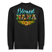 Black blessed nana Heavyweight Sweatshirt - BarkalooDesign