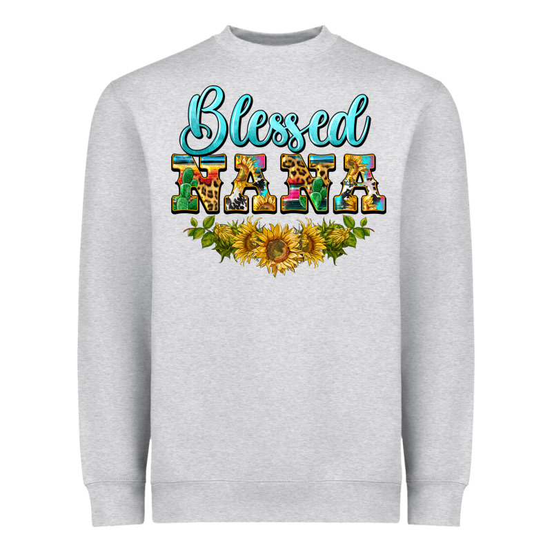 Blessed Nana Heavyweight Sweatshirt by BarkalooDesign | Teevron