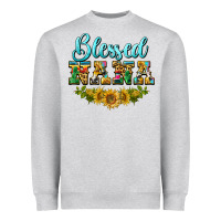 Heather Grey blessed nana Heavyweight Sweatshirt - BarkalooDesign