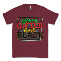 Burgundy young gifted and black Classic Tee - CowGirlArtShop