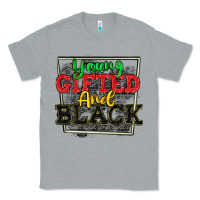 Heather Grey young gifted and black Classic Tee - CowGirlArtShop