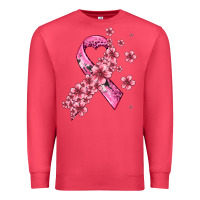 Cardinal pink cancer ribbon Premium Sweatshirt - AdoDesignShop