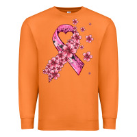 Carrot pink cancer ribbon Premium Sweatshirt - AdoDesignShop