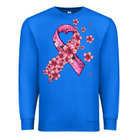 True Royal pink cancer ribbon Premium Sweatshirt - AdoDesignShop