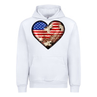 White western usa flag heart Urban Hoodie - JahusDesignShop