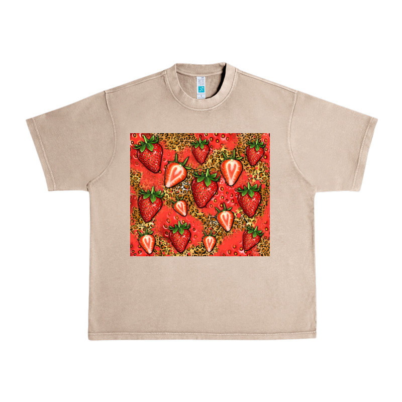 Strawberries Urban Heavy Tee by Jasminsmagicworld | Teevron