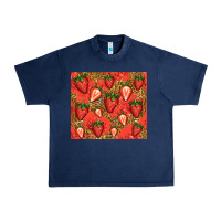 Navy strawberries Urban Heavy Tee - Jasminsmagicworld