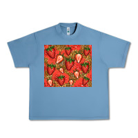 Pebble Blue strawberries Urban Heavy Tee - Jasminsmagicworld