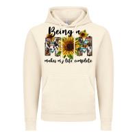 Vintage Artic Being a mom makes my life complete Mother's Day Vintage Hoodie - FaDigitalArtStudio