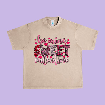 Be Mine Sweet Valentine Urban Heavy Tee Designed By Oliviacreatesart