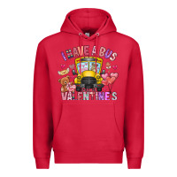 Cardinal i have a bus full of valentines Premium Hoodie - CowhideDigitalArt