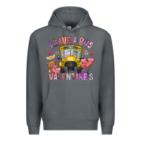 Rock i have a bus full of valentines Premium Hoodie - CowhideDigitalArt