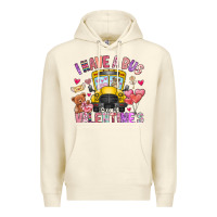 Sandshell i have a bus full of valentines Premium Hoodie - CowhideDigitalArt