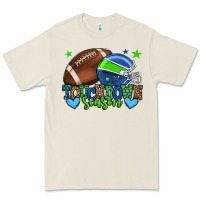 Bone Touchdown season American football green and blue Premium Tee - HowdyJamesFarm