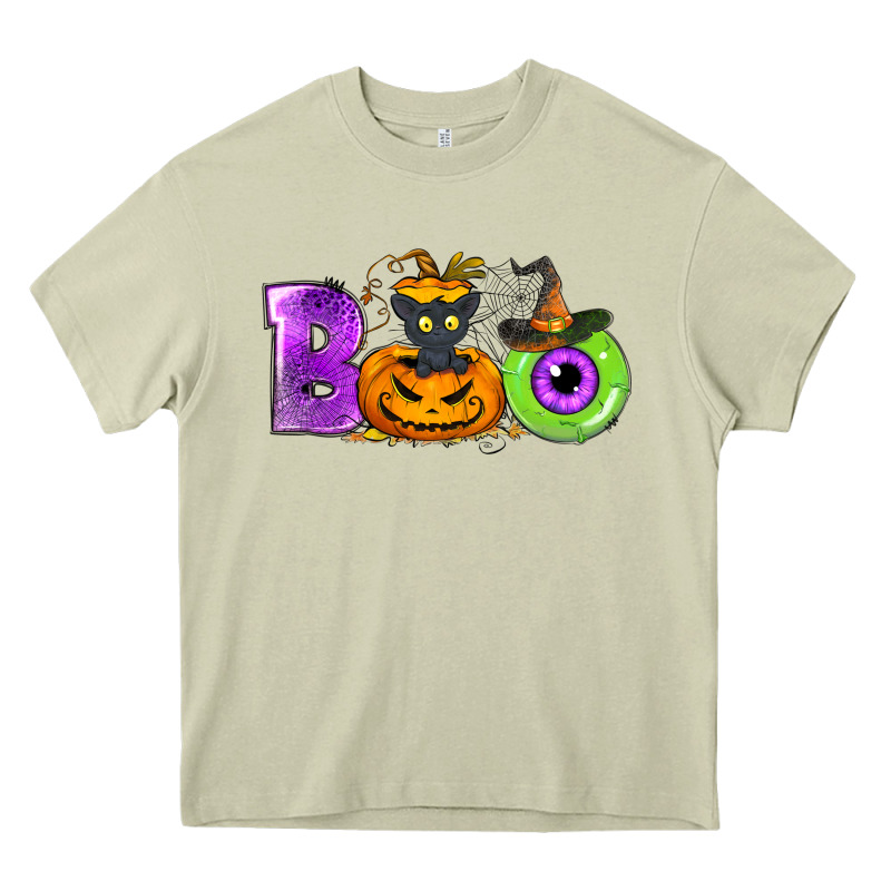 Boo Halloween Heavy Core Tee by NancyCooperArtShop | Teevron