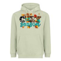 Matcha cozy season with coffee cup Heavyweight Hoodie - AdoDesignShop