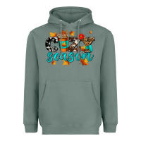 Sage cozy season with coffee cup Heavyweight Hoodie - AdoDesignShop