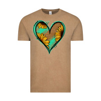 Sunflower Heart Vintage Tee | Teevron