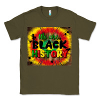Army Green we are black history Classic Tee - CowGirlArtShop