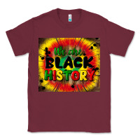 Burgundy we are black history Classic Tee - CowGirlArtShop