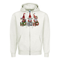 Ho Ho. Ho Gnomes Zipper Hoodie | Teevron