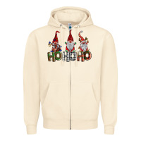 Sandshell ho ho. ho gnomes Zipper Hoodie - BarkalooDesign