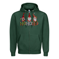 Sports Green ho ho. ho gnomes Zipper Hoodie - BarkalooDesign