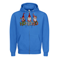 True Royal ho ho. ho gnomes Zipper Hoodie - BarkalooDesign