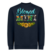 Navy blessed mini Heavyweight Sweatshirt - BarkalooDesign