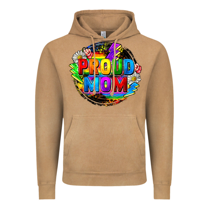 Proud Mom Lgbtq+ Mother's Day Vintage Hoodie by FaDigitalArtStudio | Teevron