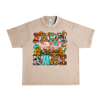 French Oak western farm babe Urban Heavy Tee - OliviaCreatesArt