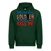 Forest Green welcome home soldier now kiss me Urban Hoodie - JahusDesignShop