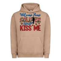 Pigment Burro welcome home soldier now kiss me Urban Hoodie - JahusDesignShop