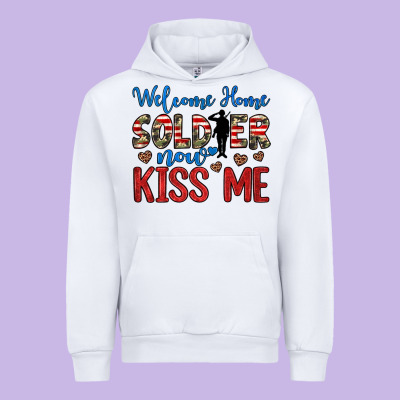 Welcome Home Soldier Now Kiss Me Urban Hoodie Designed By Jahusdesignshop